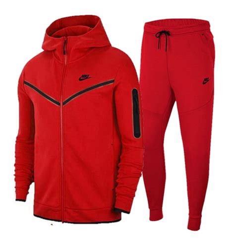 nike tech heren rood|tech fleece nike.